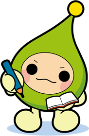 メモをとっているエネモちゃん