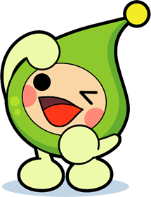 照れているエネモちゃん