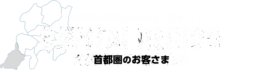 『首都圏の電気もおまかせください！』
						CAPITAL REGION（首都圏のお客さま）