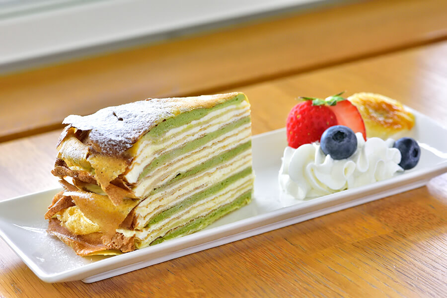 ピスタチオミルクレープ