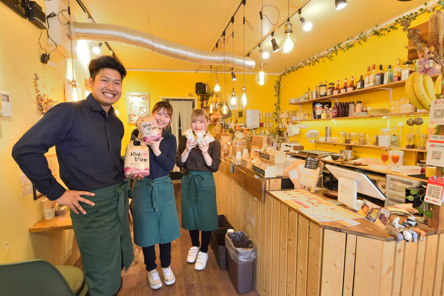 左：木村政義さん、中央：田邉碧風さん、右：小笠原有冴さん