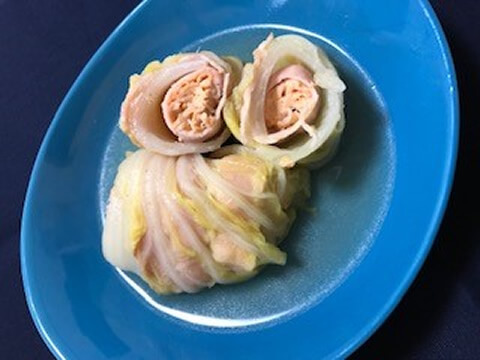 鮭のロール白菜の写真