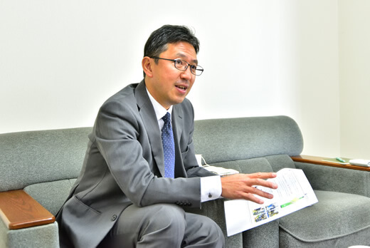 高砂酒造 企画部部長 廣野徹さん
