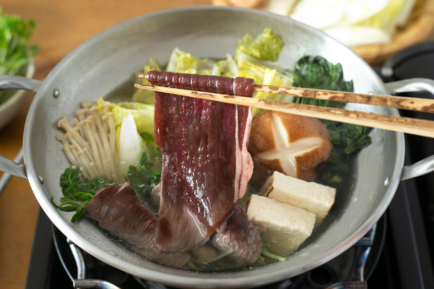 猟師のおすすめ鹿しゃぶスライス