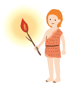 原人のイラスト