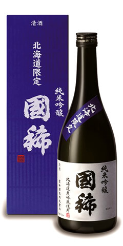 国稀酒造「純米吟醸 國稀 北海道限定」　製品パッケージ