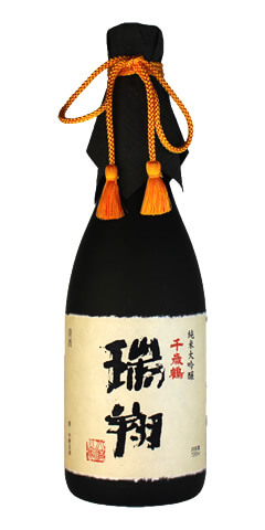 日本清酒　千歳鶴 純米大吟醸 瑞翔　製品パッケージ