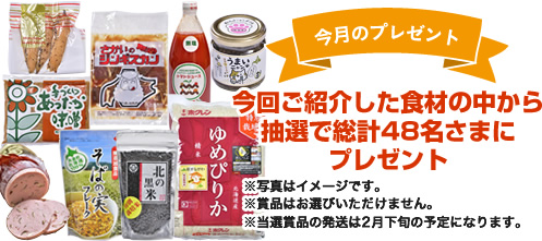 【今月のプレゼント】