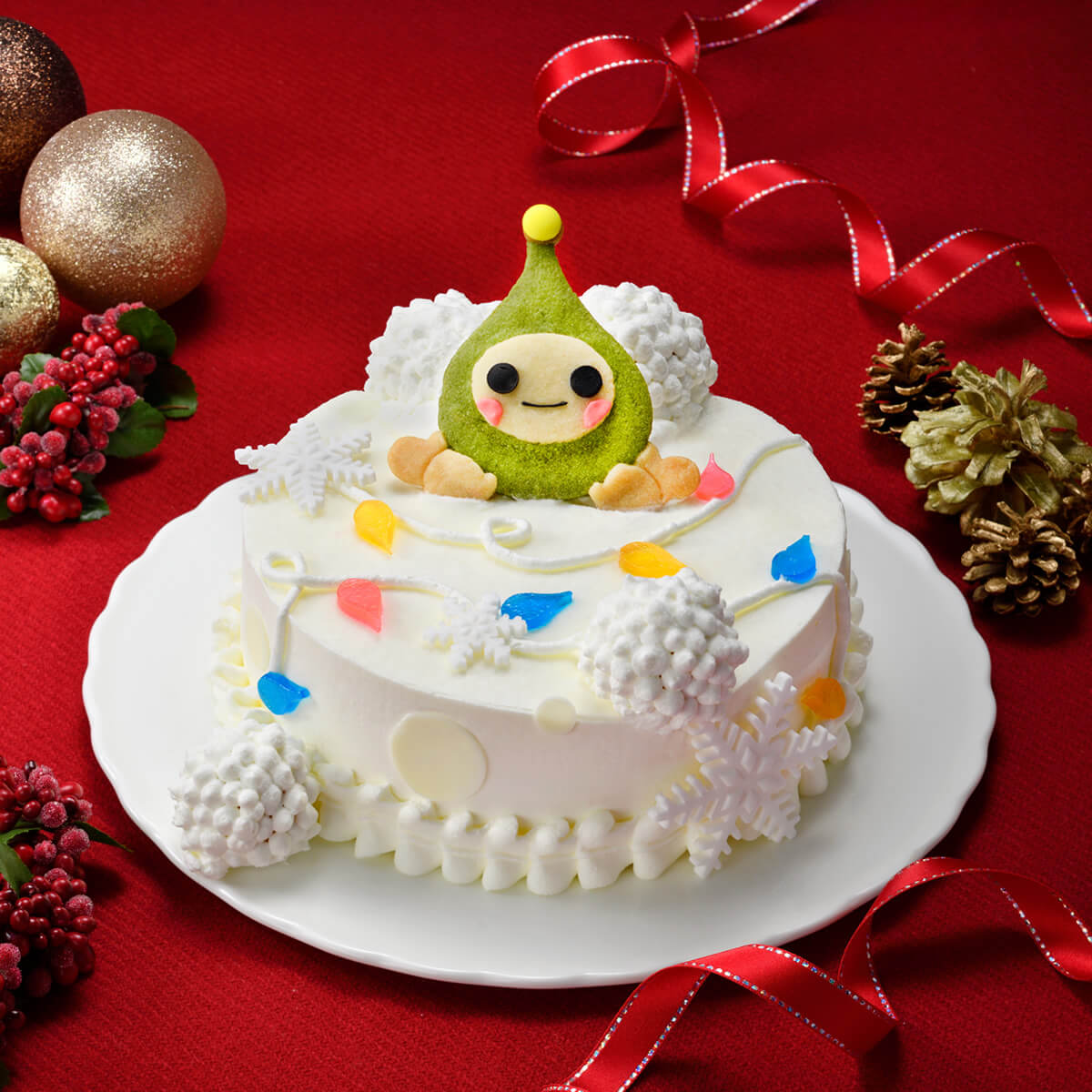 菓子を仕立てるカシミヤ　エネモケーキ(5号) 商品写真