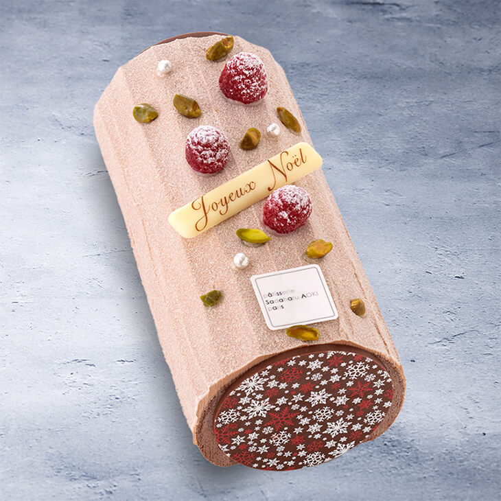 パティスリー・サダハル・アオキ・パリ　ブッシュ ド ノエル フランボワーズ